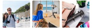 Hsu 3 In 1 Wireless Bluetooth Selfie Stick Mini Tripod 009 - Многофункционални