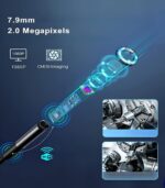 Anesok W300 B Wireless Endoscope Single Lens Ip67 Waterproof Wifi Borescope Ios Android 1080p Hard 1 2 - Ендоскоп камери