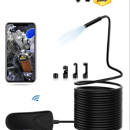 Inskam 130 5 Wireless Endoscope Ip67 Waterproof Wifi Borescope Inspection Camera Hard 5 5mm 2mp Hd 1080p E03 - Ендоскоп камери