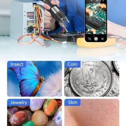 Inskam 321 B 2mp 1600x Electronic Microscope Camera 3 In 1 Type C Micro Usb Laboratory Digital Microscope For Mobile Repair 12 - Микроскопи