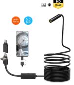 Inskam108a Wireless Endoscope Auto Focus 5mp 4led Ip67 Waterproof Wifi Borescope Android Windows 1944p Hard Cable E01 - Ендоскоп камери