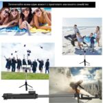 Selfie Stick 3 In 1 Hsu Mini Xt 10 Tripod Bluetooth Remote 17 - Мобилна Фотография