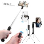 Selfie Stick 6 In 1 Hsu Beauty Dual Led Tripod Bluetooth Remote 10 - Мобилна Фотография