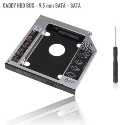 Universal 2nd Hdd Caddy 9 5mm Sata 3 Box 1 - Аксесоари за Компютри