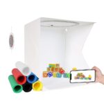 Portable Photo Box Studio 30 Cm For Product Photography With Led Lighting Dimmable 5pvc Backgrounds 3 1 - Продуктова фотография