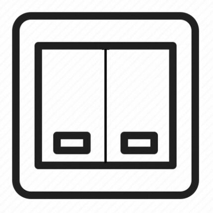 Rf Wall Key 2 Buttons