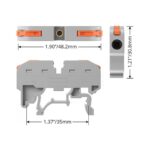 Set Conector Fire Sina Din 211 Din Rail 1 - SMART HOME