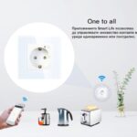 Smart Wall Socket Wifi Android Apple Eu 10a 2200 W 02 - TUYA SMART HOME