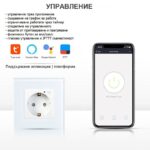 Smart Wall Socket Wifi Android Apple Eu 10a 2200 W 10 - TUYA SMART HOME