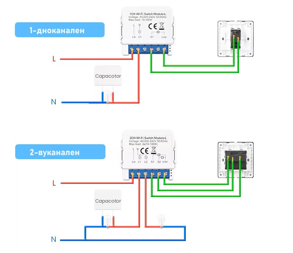 Avatto Lwsm16 Wi Fi Light Switch Module No Neutral 1 2 3 Gang Tuya 12 - SMART HOME