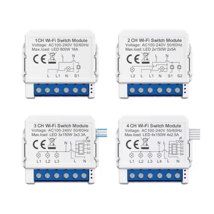 Avatto Wsm16 Wi Fi Light Switch Module 1 2 3 Gang Tuya Var 24 - SMART HOME