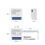 Avatto Zwsm16 Zigbee Light Switch Module 1 2 3 Gang Tuya 6 - SMART HOME