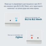 Tuya Zigbee Bluetooth Smart Gateway Wifi 2in1 Zigbee 3.0 Bluetooth Ble Mesh 2 - Хъбове & сензори