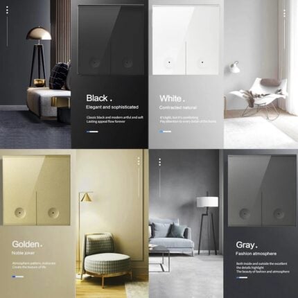 Wall Panel Switch Remote Control Rf 2.4ghz 15 - SMART HOME