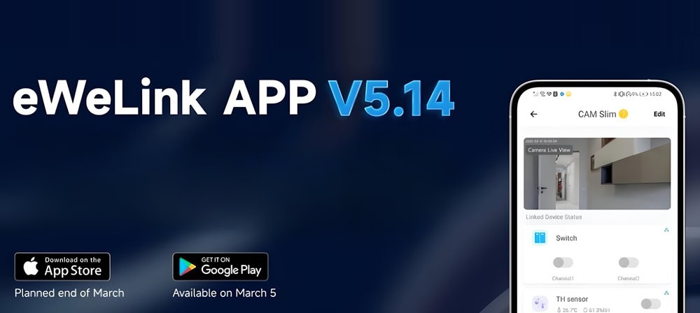 Какво ново в Ewelink App V5.14 V1 - Домашна автоматизация