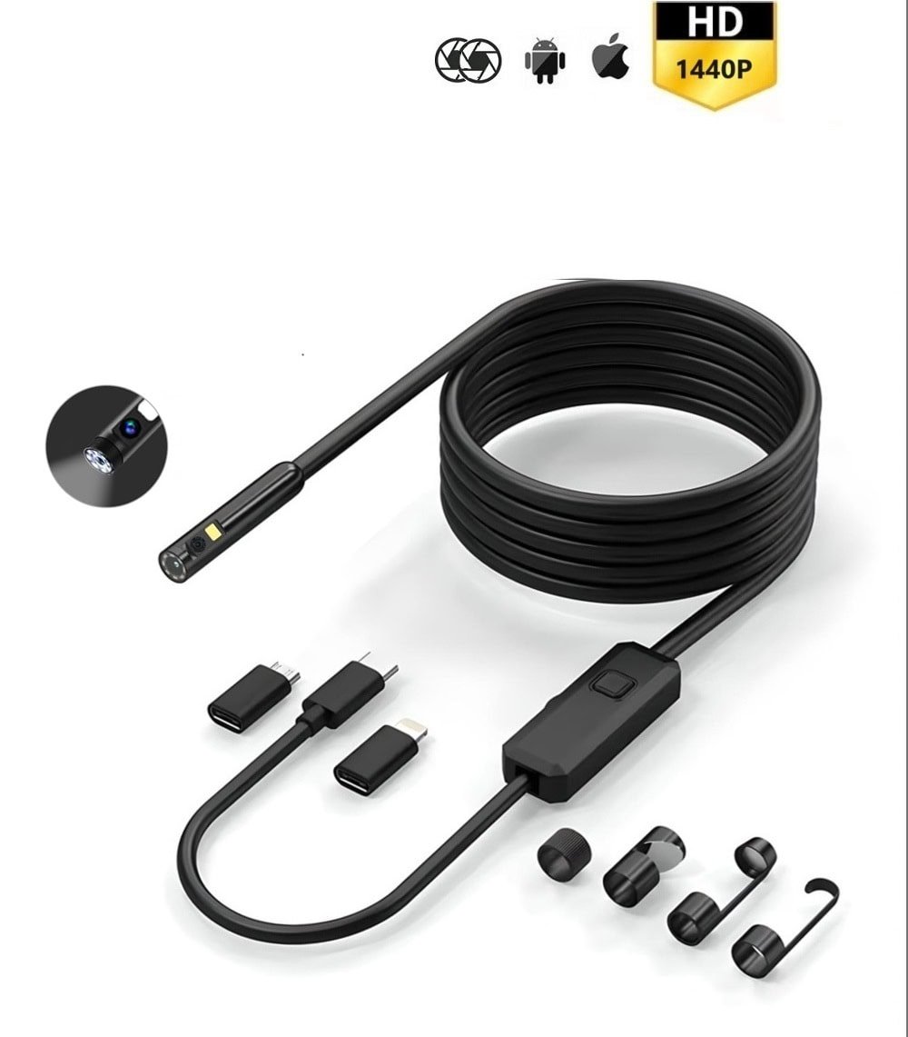ANESOK W400-D DL - USB Ендоскоп камера 3 в 1 с <span class="p-title">двойна камера</span> | <span class="p-title">iOS & Android</span> | <span class="p-title">5.5mm</span> | <span class="p-title">HARD</span> | 1440P | IP67 Anesok W400 D Dual Lens Usb Endoscope Camera 5.5mm 3 In 1 Android Ios Single Lens Rigid Endoscope.bg .jpg - Ендоскоп камери