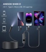 Anesok W400 D Usb Endoscope Camera 5.5mm 3 In 1 Android Ios Single Lens Rigid Endoscope.bg 008.jpg - Ендоскоп камери