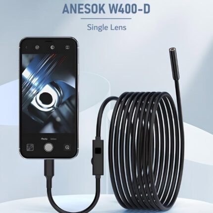 Anesok W400 D Usb Endoscope Camera 5.5mm 3 In 1 Android Ios Single Lens Rigid Endoscope.bg 1.jpg - Ендоскоп камери