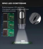 Insk330 Digital Microscope 7inch Ips 5mp 1200x 7.jpg - Микроскопи