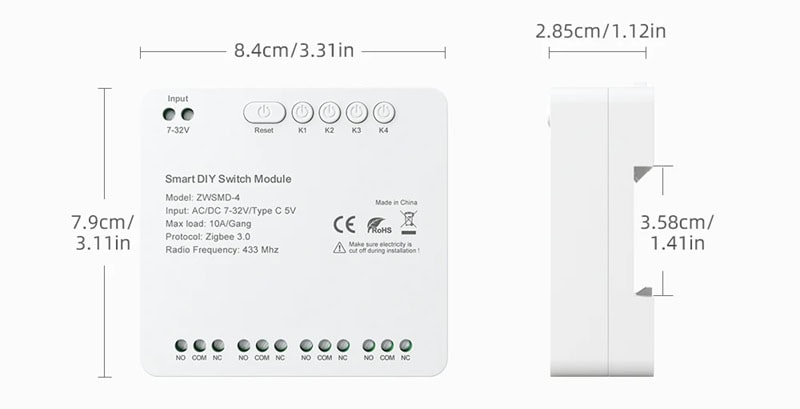Smartdeal Bg Avatto Zwsmd Zigbee 4ch Smart Switch In 00 - AVATTO