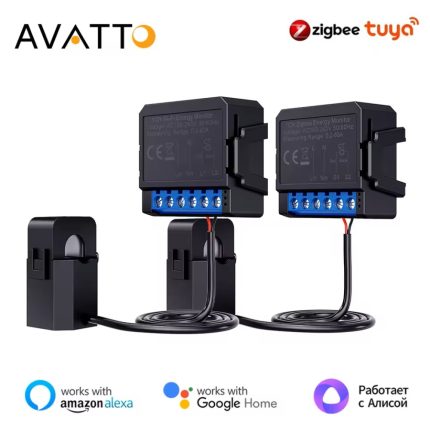 Avatto Zwpm16 2 Zigbee Energy Meter Module 2gang 0 - AVATTO