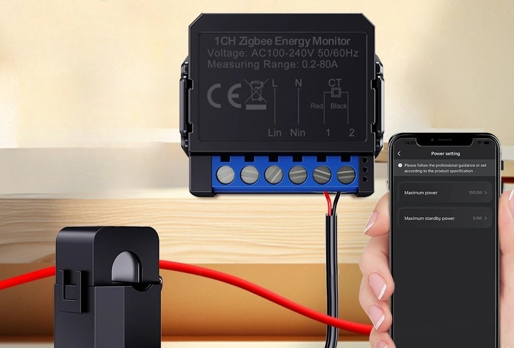 Avatto Zwpm16 2 Zigbee Energy Meter Module 2gang - AVATTO