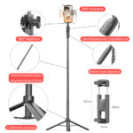 Selfiestick Bg Adyss A65 16m Selfie Stick Tripod 011 - Селфи Стикове