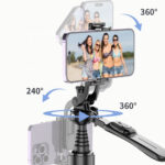 Selfiestick Bg Hsu C08 Long Selfiestick Tripod 2m 360 Rotate 013 - Селфи Стикове