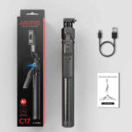Selfiestick Bg Hsu C17 Selfiestick Qadrapod Ai Face Tracking Gimbal 004 - Триподи & Стативи