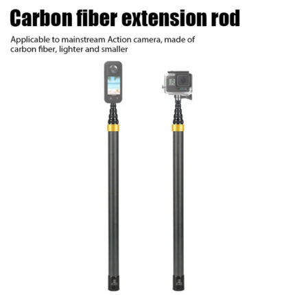 Selfiestick Bg Invisible Selfie Stick For Insta360 3m Long Carbon Fiber 0 - Мобилна Фотография
