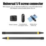 Selfiestick Bg Invisible Selfie Stick For Insta360 3m Long Carbon Fiber 08 - Мобилна Фотография