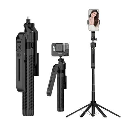 Selfiestick Bg Laigi C12 Ai Tracking Quadpod Selfie Stick 0 - Триподи & Стативи