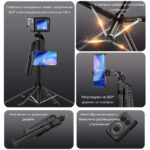 Selfiestick Bg Laigi C12 Ai Tracking Quadpod Selfie Stick 014 - Триподи & Стативи