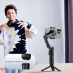 Selfiestick Bg Tokqi M02 Selfie Gimbal Stabilizer 017 - Мултимедия & Съдържание