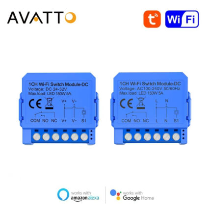 Smartdeal Bg Avatto Wsm16 Wifi Ac Dc Dry Contact Module 1gang 0 - AVATTO