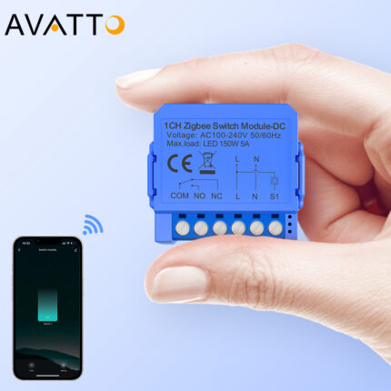 Smartdeal Bg Avatto Zwsm16 Ac Dry Contact Module 1gang In 5 - AVATTO